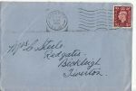 King George VI Stamp Used on Cover 1940 Woolwich (67813)