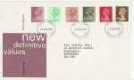 1982-01-27 Definitive Stamps Dunstable FDC (67889)