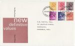 1976-02-25 definitive Stamps Luton FDC (67894)