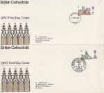 1969-05-28 Cathedrals Stamps With Relevant Pmk x6 FDC (67963)