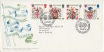 1984-01-17 Heraldry Stamps High Wycombe Official FDC (67967)
