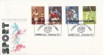 1980-10-10 Sport Stamps Youth Clubs London SE5 FDC (68342)