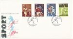 1980-10-10 Sport Stamps Boxing Assoc Wembley FDC (68345)