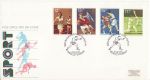 1980-10-10 Sport Stamps Boxing Assoc Wembley FDC (68346)