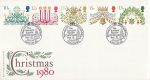 1980-11-19 Christmas Stamps London WC FDC (68360)