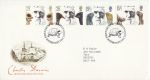1982-02-10 Charles Darwin Stamps Shrewsbury FDC (68370)