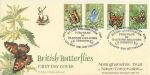 1981-05-13 Butterflies Stamps Nottingham Official FDC (68415)