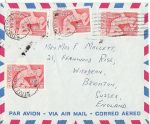 Canada 1967 Airmail To England Games Stamps (68567)