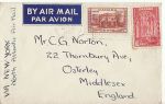 Canada 1940 Airmail to England Envelope (68568)