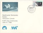 1986-06-21 Canada Northwest Territories Day Souv (68576)