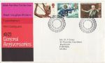 1972-04-26 Anniversaries Stamps London EC FDC (68597)