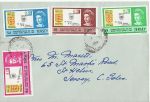 1969-10-01 Jersey Inaugural Stamps Local cds FDC (68634)