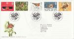 1995-10-30 Christmas Robins Stamps Bureau FDC (68729)