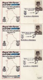 1974-11-03 Royal Air Force Gatow Exhibition Souv x3 (68783)