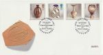 1987-10-13 Studio Pottery Stamps Shrewsbury FDC (68985)