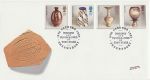 1987-10-13 Studio Pottery Stamps Shrewsbury FDC (68986)