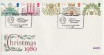1980-11-19 Christmas Stamps Regent Street W1 FDC (69024)
