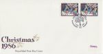 1986-12-02 Christmas 12p Stamps Glastonbury FDC (69055)