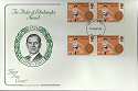1981-08-12 Duke of Edinburgh Award Gutter Stamps FDC (6908)