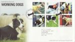 2008-02-05 Working Dogs Stamps Hound Green FDC (69113)