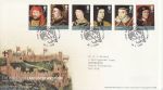 2008-02-28 Kings and Queens Stamps Tewkesbury FDC (69114)