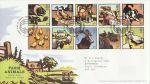 2005-01-11 Farm Animals Stamps Paddock FDC (69133)