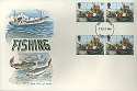 1981-09-23 Fishing Trawler Gutter Stamps FDC (6913)