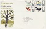 1966-08-08 British Birds Stamps Phos Bureau EC1 FDC (69257)
