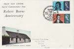1966-01-25 Robert Burns Stamps Phos Alloway FDC (69277)