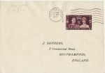 1937-05-13 KGVI Coronation Stamp Southampton FDC (69280)