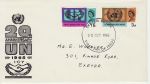 1965-10-25 United Nations Stamps Exeter FDC (69313)