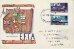 1967-02-20 EFTA Stamps Phos London FDC (69364)