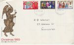 1969-11-26 Christmas Stamps Gloucester FDC (69402)