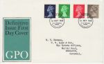 1968-07-01 Definitive Stamps Bureau FDC (69422)