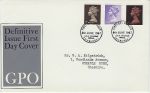1967-06-05 Definitive Stamps Bureau FDC (69425)