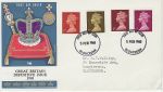 1968-02-05 Definitive Stamps Gloucester FDC (69427)