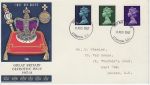 1967-08-08 Definitive Stamps London FDC (69432)