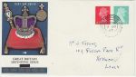 1969-01-06 Definitive Stamps Peterborough cds FDC (69438)