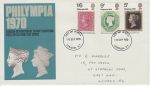 1970-09-18 Philympia Stamps London FDC (69456)
