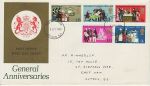 1970-04-01 Anniversaries Stamps London FDC (69472)