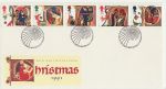 1991-11-12 Christmas Stamps Bethlehem FDC (69535)