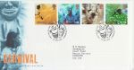 1998-08-25 Carnival / Europa Stamps Bureau FDC (69576)