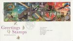 1991-02-05 Greetings Stamps Bureau FDC (69614)