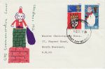1966-12-01 Christmas Stamps Croydon FDC (69632)