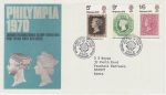 1970-09-18 Philympia Stamps Bureau FDC (69637)