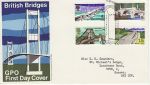 1968-04-29 British Bridges Stamps Bureau FDC (69642)