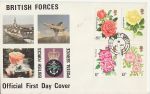 1976-06-30 Roses Stamps Field Post Office cds FDC (69661)