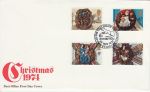 1974-11-27 Christmas Stamps Ottery St Mary Devon (69788)