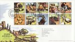 2005-01-11 Farm Animals Stamps T/House FDC (69978)