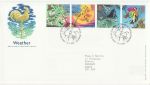 2001-03-13 Weather Stamps Bureau FDC (70167)